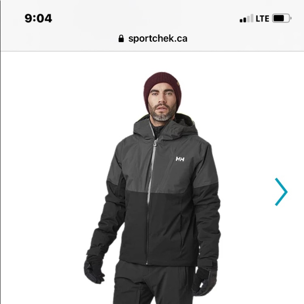 Helly Hansen Men’s winter jacket (Large)